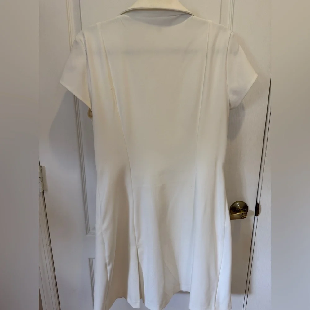Zara Ivory Short Sleeve Blouse - Picture 5 of 6